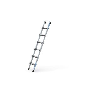 ZARGES Csavarozott lépcsős támasztólétra 1x6 fokos Comfortstep L (Munkamagasság: 2,75m) 146439424 - Létra & Állvány