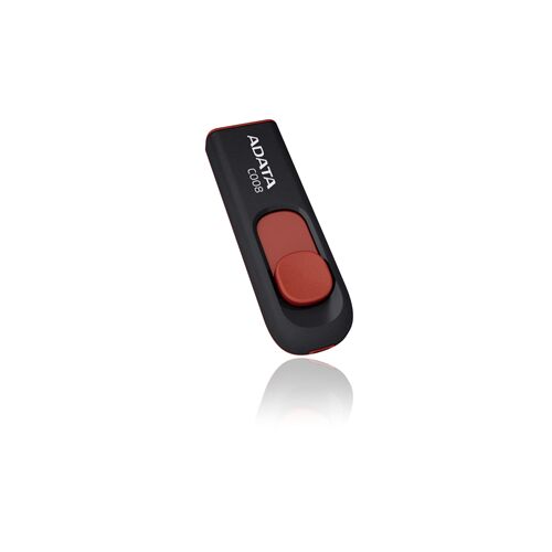 ADATA C008 USB flash meghajtó 64 GB, 2.0 / fekete-piros