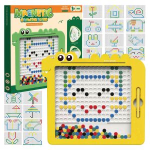 MONTESSORI MÁGNESES TÁBLA GYEREKEKNEK PÖTTYÖK PÖTTYÖK MÁGNESES BLOKKOK