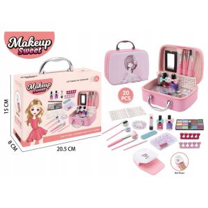 KÖRÖM SMINK KÉSZLET KOZMETIKUMOK TOKBAN