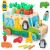 Fából készült tanulási autó SHAPE SORTER interleaved puzzle 146440585