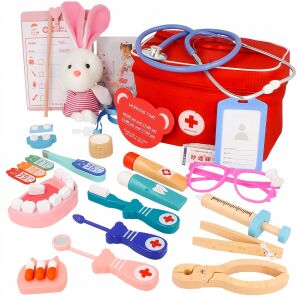 LARGE LECTURE SET LITTLE DOCTOR fából készült