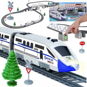 Elektromos vonat hatalmas pálya emelőhíd 366cm