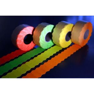 Árazószalag 22x12mm UV zöld  import 1400db/tekercs 146445681 - Árazószalag