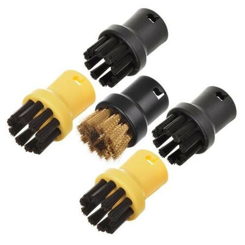 Set de perii pentru aparatele de curățat cu abur Karcher SC 1-5, 1 perie cu peri de cupru, 4 perii cu peri de plastic (înlocuiește numărul articolului 2.863-264.0) 146451772