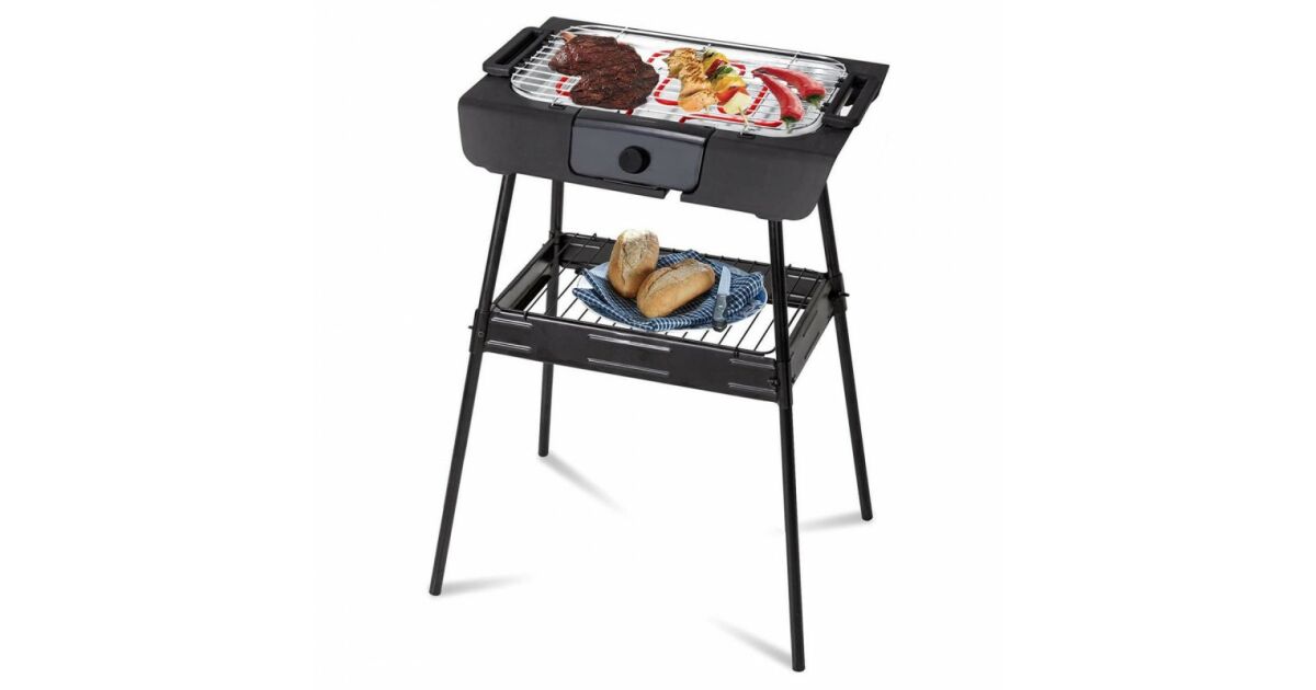 Royalty Line Elektromos Grill RL SBGT2000 2000W 38x28 Cm 