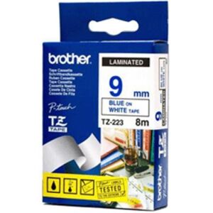 BROTHER P-Touch TZE-223 blau auf weiß 9mm 146452519 - Bürobedarf