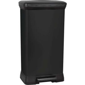 Deco Bin 50L Treteimer aus schwarzem Metall 146452551 - Wäschekörbe