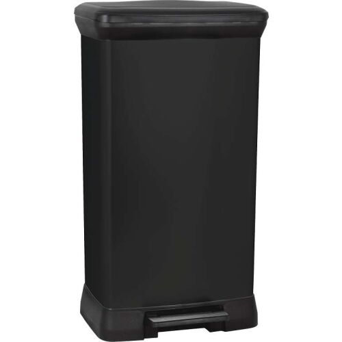 Deco Bin 50L Treteimer aus schwarzem Metall 146452551