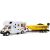 Wohnmobile so žltým motorovým člnom a trecím pohonom v mierke 1:48 146452813