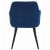 JORK szék - sötétkék bársony / fekete lábak x 1 146454182