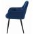 JORK szék - sötétkék bársony / fekete lábak x 1 146454182