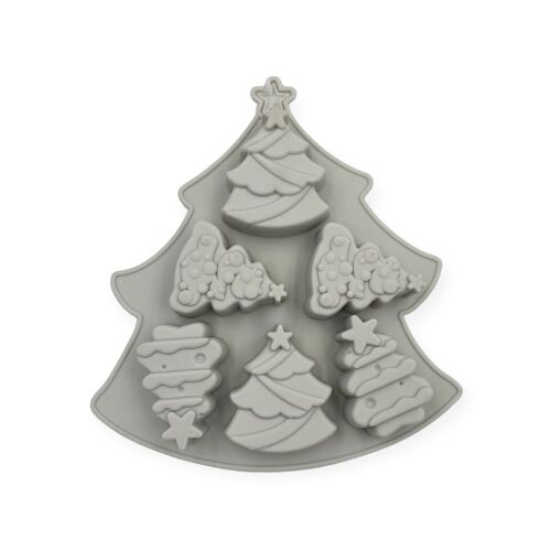 Mini karácsonyfa forma, szilikon, 18×21,5 cm, 6db 146464748