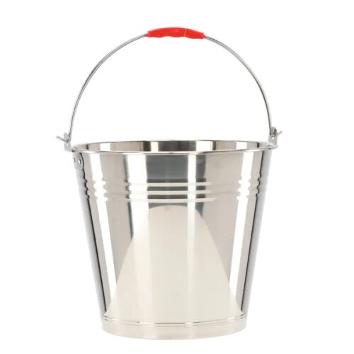 Rozsdamentes acél vödör 14 l, ezüst, műanyag markolat 146472093