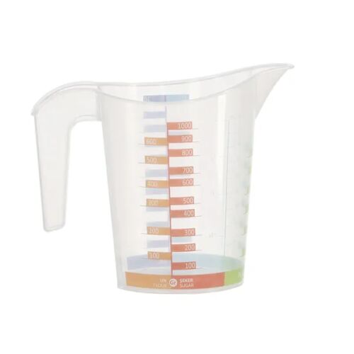 Mércés kancsó 1000 ml, BPA-mentes műanyag, áttetsző