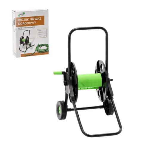 Kerti locsolótömlő kocsi, acél vázzal, 50 m, UV-álló 146472712