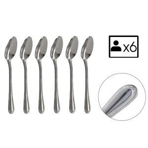 Natalia rozsdamentes acél mokkáskanál készlet, 6 db 146472775 - Kanál