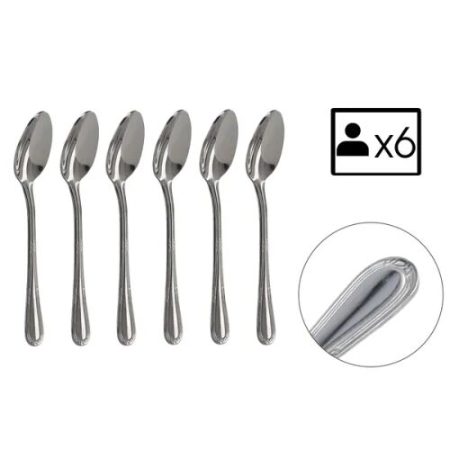 Natalia rozsdamentes acél mokkáskanál készlet, 6 db 146472775
