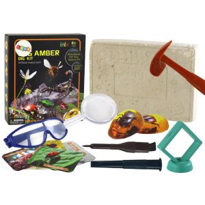 Régészeti ásatási készlet rovarok borostyánban 146473593 - Tudományos és felfedező játék