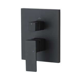 Wellis Mamba matt fekete süllyesztett zuhany csaptelep szett 146474431 - Wellis