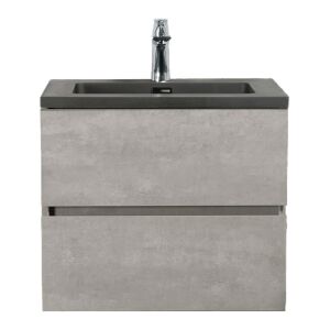 Wellis Mallorca 80 matt fekete quartz sand mosdó 146474444 - Wellis