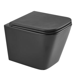 Wellis Aurora Black tornado ultracsendes fali rimless WC matt fekete 146474450 - Wellis