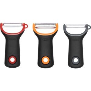 Oxo-Set mit 3 Schälern schwarz-mehrfarbig GoodGrip 146477953 - Schälmesser