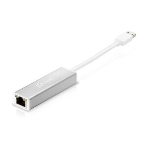 Adapter j5create USB 3.0 Gigabit Ethernet Adapter; kolor srebrny JUE130-N 146478234 - Karta sieciowa