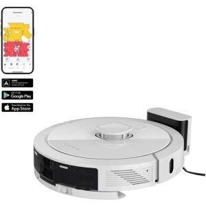 AENO Lézer Robot porszívó 5200 mAh akkumulátorral, 2 az 1-ben víztartály és por tartály, 300 ml por tartály, 300 ml víztartály, 4000 pa szívóerő.