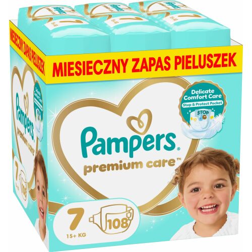 Pampers Prémium Care pelenkák 7, 15+ kg, 108 db 146479418
