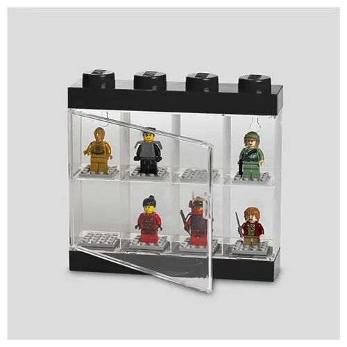 Lego Minifigure Display Case 8 figurára fekete 146479616