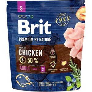 BRIT PREMIUM BY NATURE Adult S - hrană uscată pentru câini de talie mică - 1 kg 146479674 - Hrane pentru câini