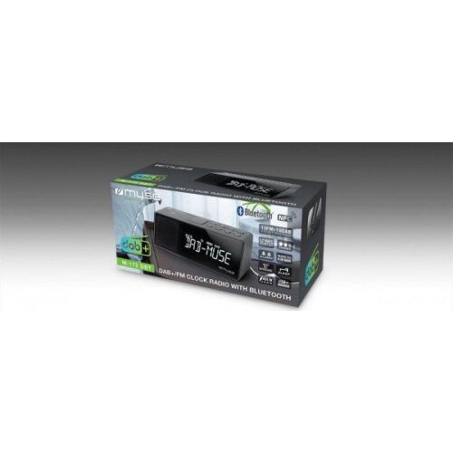 Muse M-172DBT DAB+/FM RDS rádió, hordozható, fekete | Múzsa | M-172 DBT | Riasztási funkció | NFC jellemzők | Fekete 146479697