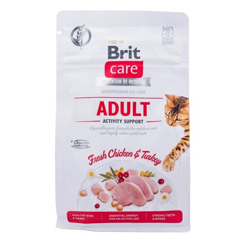 BRIT Care Grain Free Activity Support Adult - sucha karma dla kota - 400 g 146479842