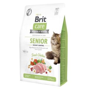 Brit Care Cat Bezzbożowa kontrola wagi seniorów 0,4 kg 146480330 - Karma dla kotów