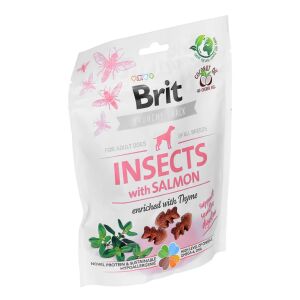 Brit Care Dog Insecte & Salmon Dog Treat - 200 g 146480367 - Momeală pentru recompensarea câinilor