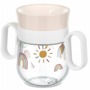 GYERMEK POHÁR TRÉNINGES IVÁSTANULÁSHOZ MIO 200 ML SUNSHINE & RAINBOW