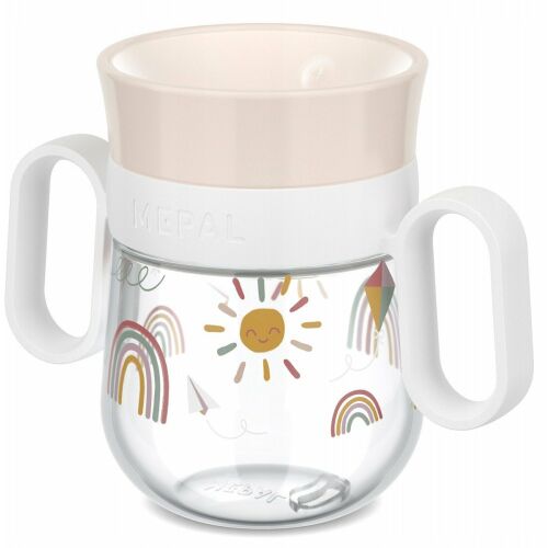 GYERMEK POHÁR TRÉNINGES IVÁSTANULÁSHOZ MIO 200 ML SUNSHINE & RAINBOW 146480706