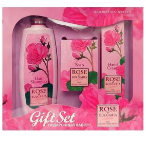BioFresh Rose of Bulgaria kozmetikai készlet (sampon, szappan, kézkrém) 146484188 - Arcápolási szett