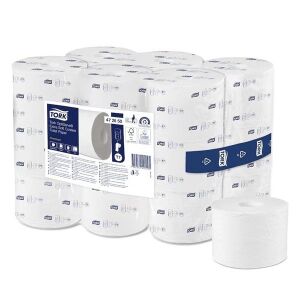 Toalettpapír belsőmag nélküli TORK Midi-size Extra Soft T7 3 rétegű fehér 146493798 - Tork
