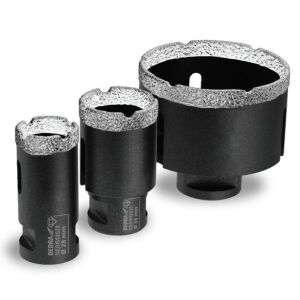 Vákuumforrasztott gyémánt sarokkések készlet 28, 35, 68 mm 3 darabos - DED1592SZ05 146504563 - Szerszám