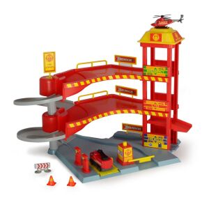 Dickie Toys Parkolóház játékszett - Tűzoltóság