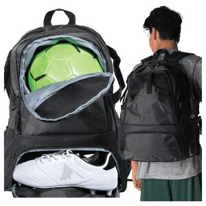 Hátizsák edzőtáska labsa és cipők számára