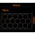 Hexagon LED hatszögletű lámpa mennyezeti panel világítás garázsműhelyhez 484 x 243 cm 146518950