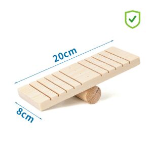 Nobleza | Libikóka kisállatoknak természetes fából (madár, hörcsög) - 20x8x4,5 cm 146519342 - Rágcsáló játék