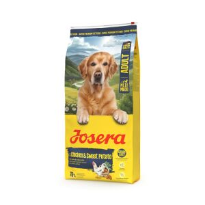 Josera Chicken & Sweet Potato | Csirke- és édesburgonyás prémium eledel közepes és nagytestű felnőtt kutyáknak – 900 g 146519370 - Állattartás