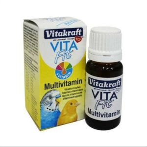 Vitakraft VitaFit Multivitamin | Kiegészítő eledel díszmadaraknak – 10 ml 146519411 - Madártartás