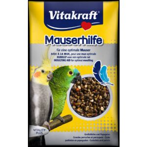 Vitakraft Moulting Aid Vitality Plus – Tollváltás | Kiegészítő eledel nagypapagájoknak – 25 g 146519423 - Táplálékkiegészítő madaraknak