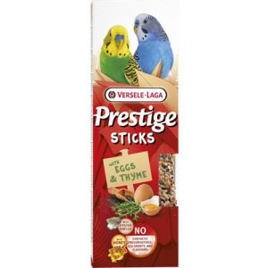 Versele Laga Prestige Sticks Dupla Rúd (tojás, kakukkfű) | Kiegészítő eledel hullámos papagájoknak – (2 db) 60 g 146519425 - Madártartás