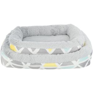 Trixie Cuddly Bed Sunny | Fekhely (szürke, színes) nyulak részére - 38x7x25 cm 146519432 - Rágcsáló fekhely